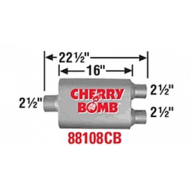 Cherry Bomb Vortex Exhaust Muffler - 88108CB