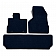Covercraft Floor Mat - Direct-Fit Navy Nylon Carpet With Cloth Trim 4 Piece - 76100762