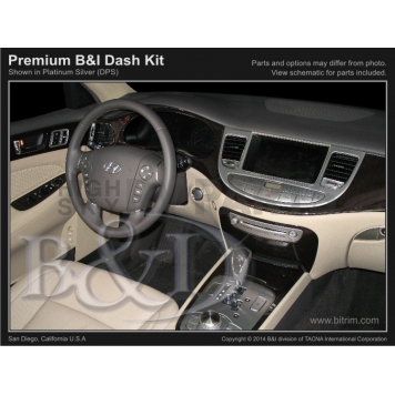 B & I Fender Dash Panel Trim WD906ADGL