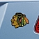 Fan Mat Emblem - NHL Chicago Blackhawks Metal - 22205