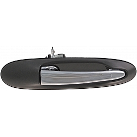 Help! By Dorman Exterior Door Handle - Plastic Silver Lever And Black Housing Single - 83311