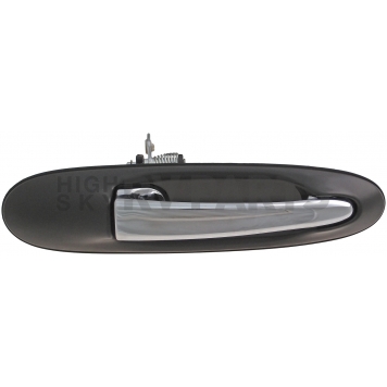 Help! By Dorman Exterior Door Handle - Plastic Silver Lever And Black Housing Single - 83311