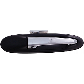 Help! By Dorman Exterior Door Handle - Plastic Silver Lever And Black Housing Single - 83313