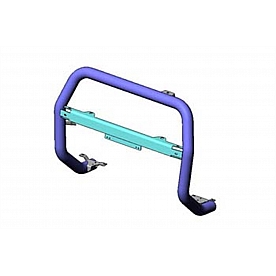 ARB Bumper Guard 2-3/8 Inch Gray Powder Coated Steel - 3160010