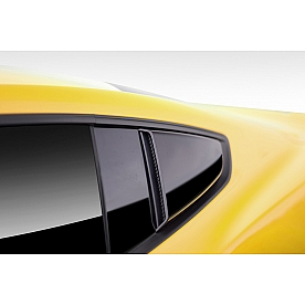 Extreme Dimensions Window Louver - Side Window Fiberglass Reinforced Plastic Black - 112458