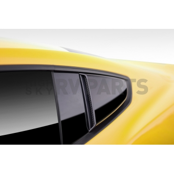 Extreme Dimensions Window Louver - Side Window Fiberglass Reinforced Plastic Black - 112458