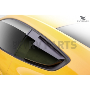 Extreme Dimensions Window Louver - Side Window Fiberglass Reinforced Plastic Black - 112458-1