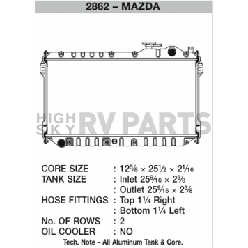 CSF Radiator 2862