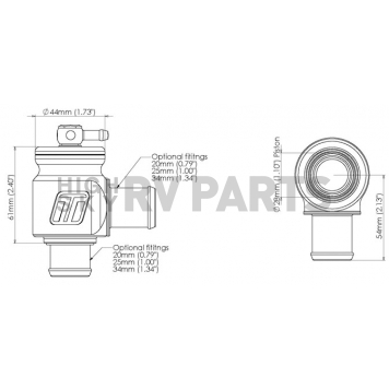 Turbo Smart Turbocharger Blow Off Valve - TS-0203-1222-1