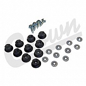 Crown Automotive Jeep Replacement Fender Flare Hardware Kit 5AGRRKIT