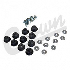 Crown Automotive Jeep Replacement Fender Flare Hardware Kit 5AGRRKIT