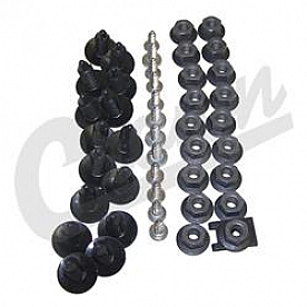 Crown Automotive Jeep Replacement Fender Flare Hardware Kit 5AGFRKIT
