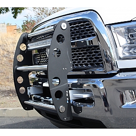 All Sales Grille Guard - Black Powder Coated Aluminum - 19285KS