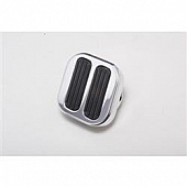 Trans Dapt Dimmer Switch Pedal Pad - Polished Aluminum Silver - 9508