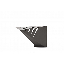 Fab Fours Fender Vent - Black Steel Bare Set Of 2 - JK1004B