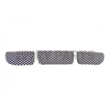 Street Scene Bumper Grille Insert Mesh Satin Silver Aluminum - 95077835