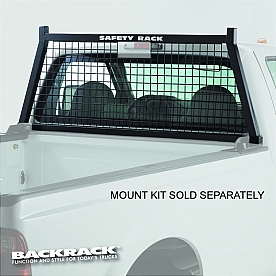 BackRack Headache Rack Steel Black Powder Coated Mesh - 10500