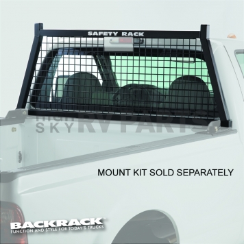 BackRack Headache Rack Steel Black Powder Coated Mesh - 10500