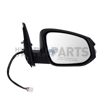 K-Source Exterior Mirror Electric OEM Black Single - 70167T