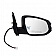 K-Source Exterior Mirror Electric OEM Black Single - 70167T