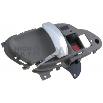 Help! By Dorman Interior Door Handle - Lever Plastic Gray Housing With Silver Lever Single - 88539-2
