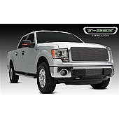 T-Rex Truck Products Grille Insert - Horizontal Bar Rectangular Polished Aluminum - 20572