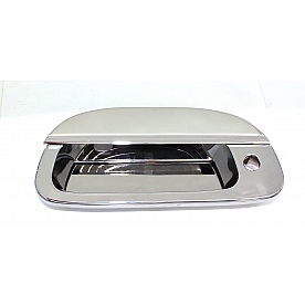 All Sales Tailgate Handle - Polished Aluminum Silver - 503L