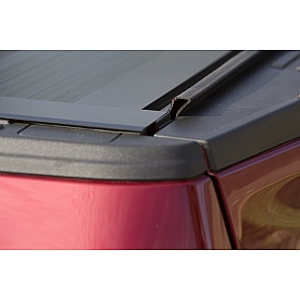 Leer Tonneau Cover Hard Manual Retractable Black Matte Powder Coated Aluminum - RXFA18A44