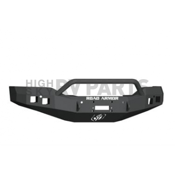 Road Armor Bumper Stealth Pre-Runner 1-Piece Design Steel Black - 2161F4B