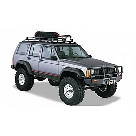 Bushwacker Fender Flare - Black Dura-Flex 2000 TPO Textured Plastic Matte Set Of 4 - 10911-07