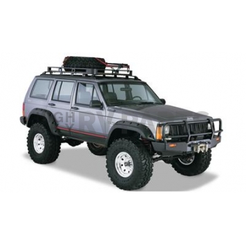 Bushwacker Fender Flare - Black Dura-Flex 2000 TPO Textured Plastic Matte Set Of 4 - 10911-07