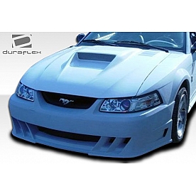 Extreme Dimensions Hood - Primered Fiberglass Black - 104842
