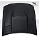 Extreme Dimensions Hood - Primered Fiberglass Black - 104842