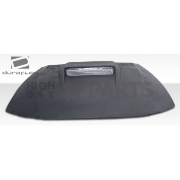 Extreme Dimensions Hood - Primered Fiberglass Black - 104842-4
