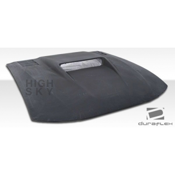 Extreme Dimensions Hood - Primered Fiberglass Black - 104842-6