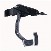 Clayton Machine Works Brake Pedal - Aluminum Gray - MCPA2ADBW