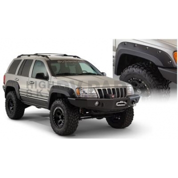 Bushwacker Fender Flare - Black Dura-Flex 2000 TPO Textured Plastic Matte Set Of 4 - 10926-07