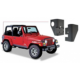 Bushwacker Body Corner Guard - Thermoplastic Polyolefin Textured Set Of 2 - 14001