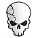 Cruiser Decal - Skull - 83153