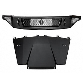 Icon Vehicle Dynamics Bumper Impact 1-Piece Black - 95153