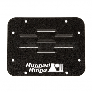 Rugged Ridge Tailgate Vent Cover - Painted Steel Black - 1158610