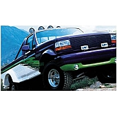 Bushwacker Fender Flare - Black Dura-Flex 2000 ABS Smooth Plastic Matte Set Of 2 - 20021-11