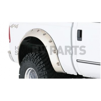 Bushwacker Fender Flare - Black Dura-Flex 2000 ABS Textured Plastic Matte Set Of 2 - 20046-02