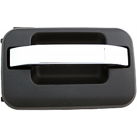 Help! By Dorman Exterior Door Handle - Plastic Silver Lever And Black Housing Single - 83321