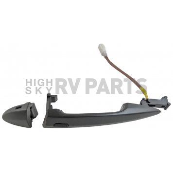 Help! By Dorman Exterior Door Handle - Plastic Silver Lever And Black Housing Single - 93061