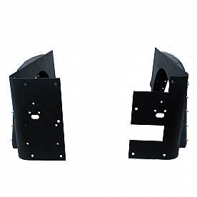 Paramount Automotive Fender Flare - Black Steel Black Set Of 2 - 510033