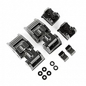 Rugged Ridge Hood Latch Painted Aluminum Black Set Of 2 - 1121017