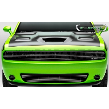 T-Rex Truck Products Grille Insert - Phantom Horizontal Bar Rectangular Polished Aluminum - 6214190-1