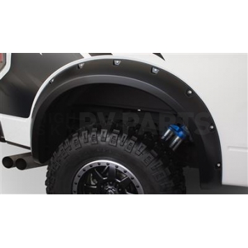 Bushwacker Fender Flare - Black Dura-Flex 2000 TPO Textured Plastic Matte Set Of 2 - 20098-02
