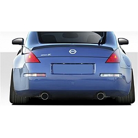 Extreme Dimensions Spoiler - Wing Trunk Lid Matte Fiberglass Black - 108942